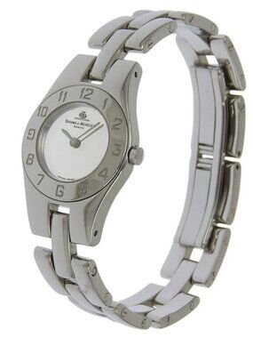 Baume & Mercier Linea Watches MV045204 SilverDial Stainless Steel Quartz A...